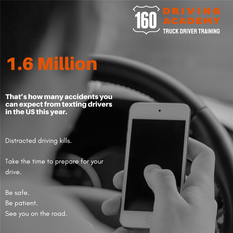 ​160 Driving Academy brings awareness to Distracted Driving Month.