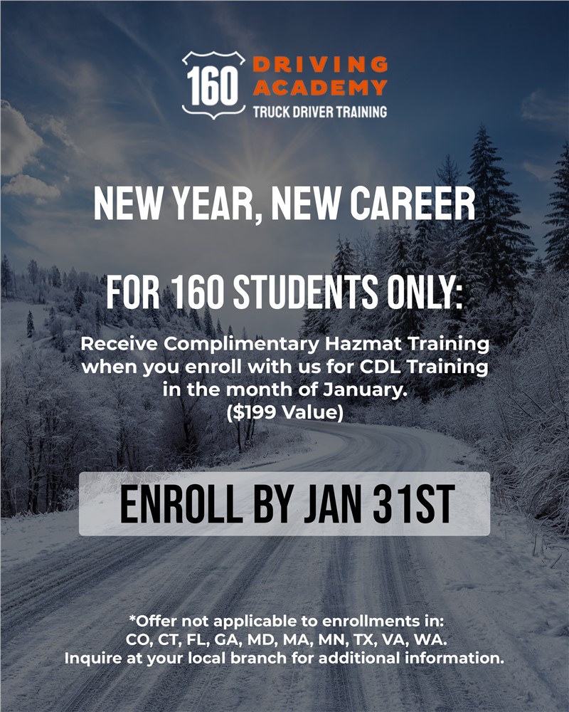 160 Driving Academy has a special offer to ring in the New Year!