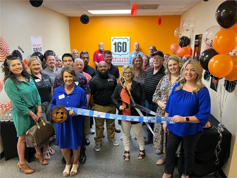 The 160 Driving Academy hosted a Ribbon Cutting Event to celebrate the Grand Opening of the Lubbock Branch