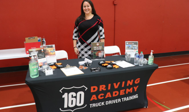 ​160 Driving Academy Oswego Branch participated in the East Aurora High School Career Fair!
