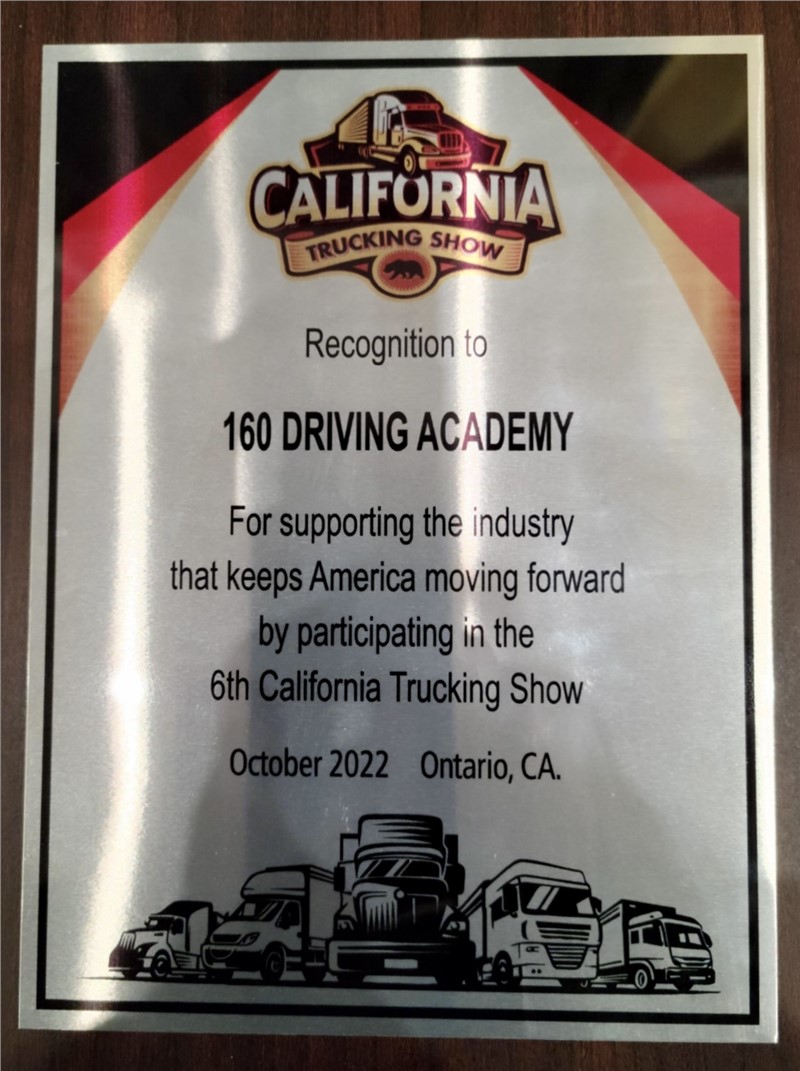 160 Driving Academy California branches participated in the California Trucking Show