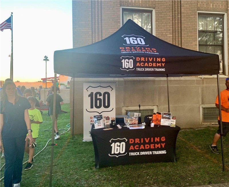 ​160 Driving Academy’s Kaskaskia branch team participated in the Fall Festival