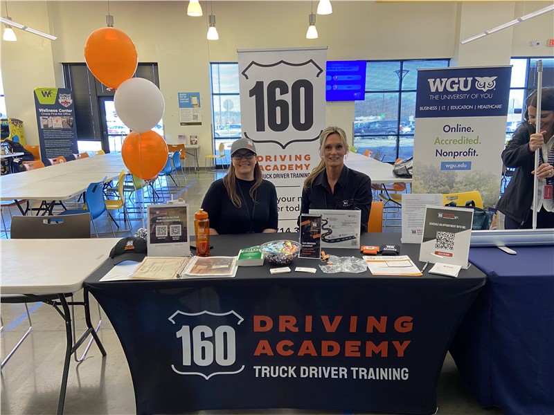 ​160 Driving Academy Akron Branch participated in a Career Fair.