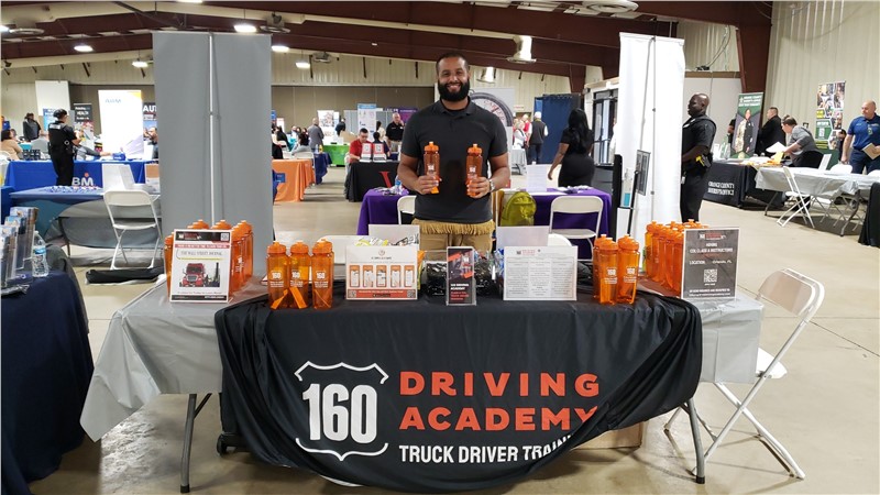 160 Driving Academy Orlando Branch Location participated in a Job Fair.