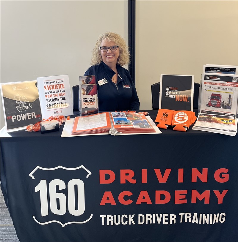 160 Driving Academy's Omaha branch attended Heartland Workforce Solutions Job Fair