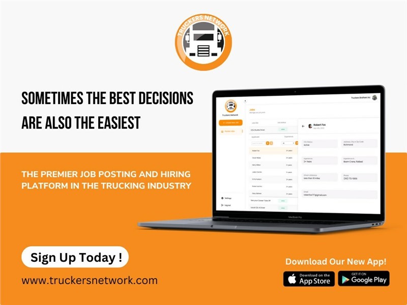 Truckers Network Launches Advanced Hiring Solution for the Trucking Industry