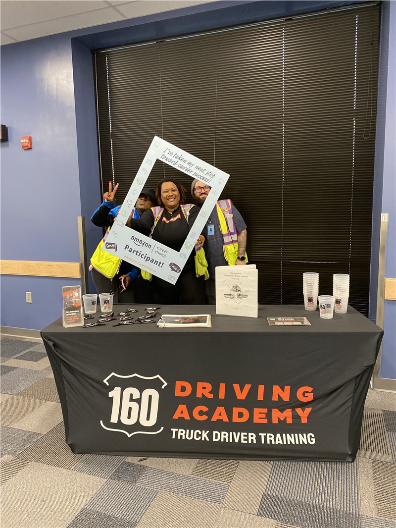 ​160 Driving Academy New Britain location participated in a Career Fair.