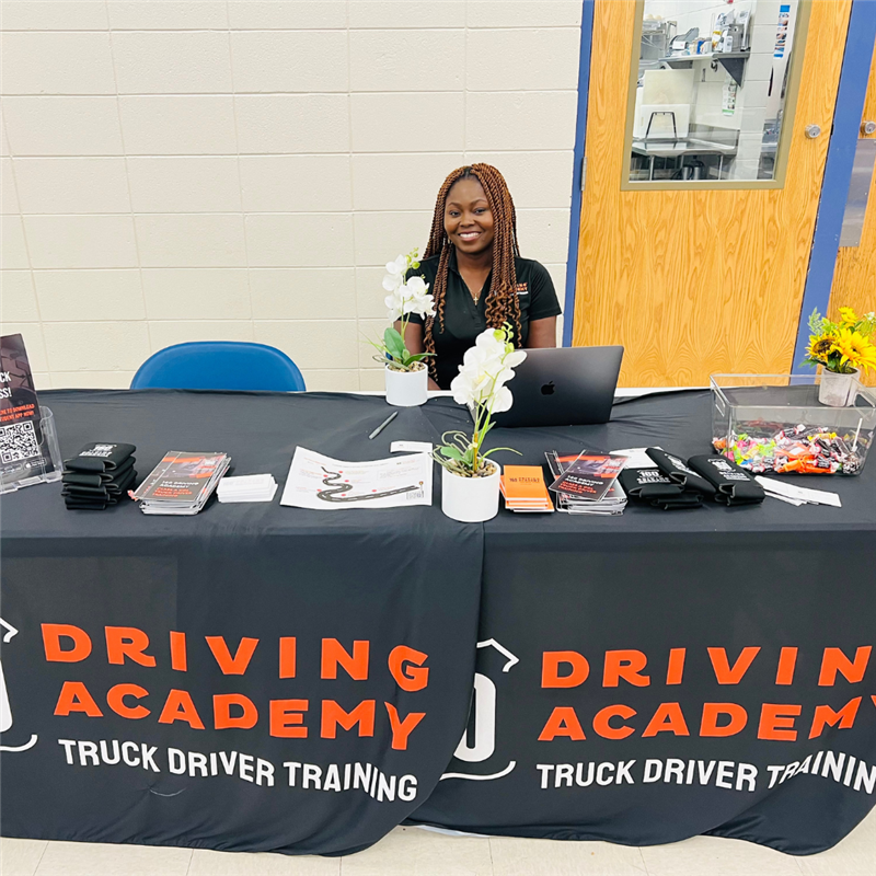 160 Driving Academy Ivy Tech Indianapolis attended the Shepherd Community Center Career Fair