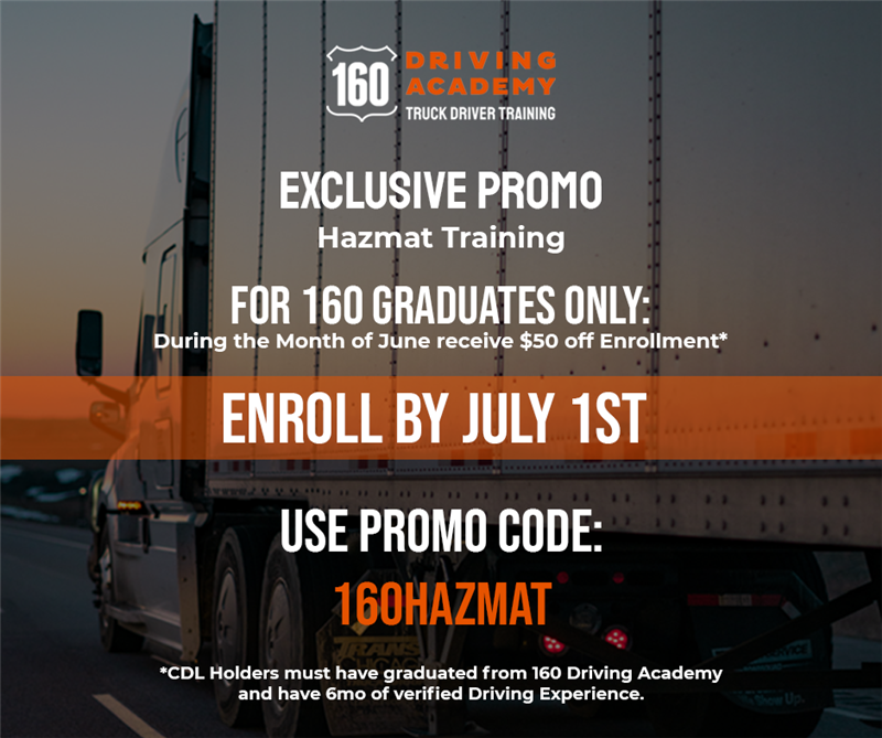 160 Driving Academy Offers an Exclusive Promotion!