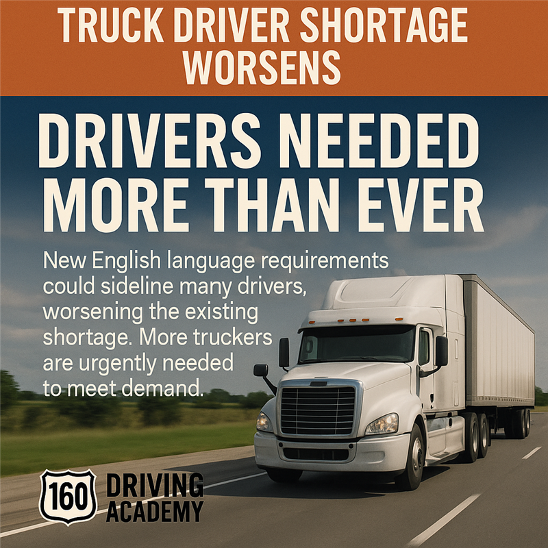 New English Requirement Widens Trucker Shortage – Here’s Why Drivers Are Needed More Than Ever