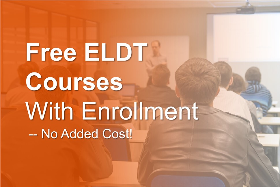 Free Entry-Level Driver Theory Training (ELDT) When You Enroll in Behind-the-Wheel Training!