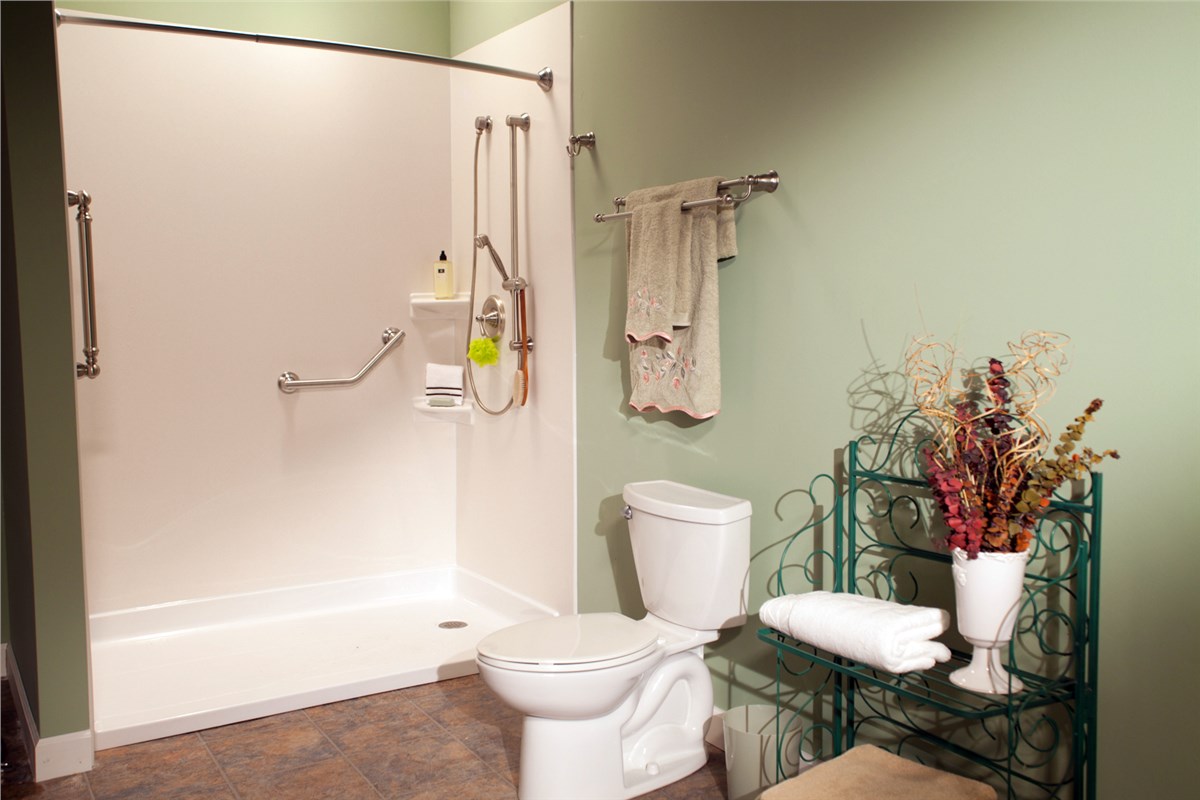 Handicap Showers and Bathroom Accessories - Sky Windows & Aluminum