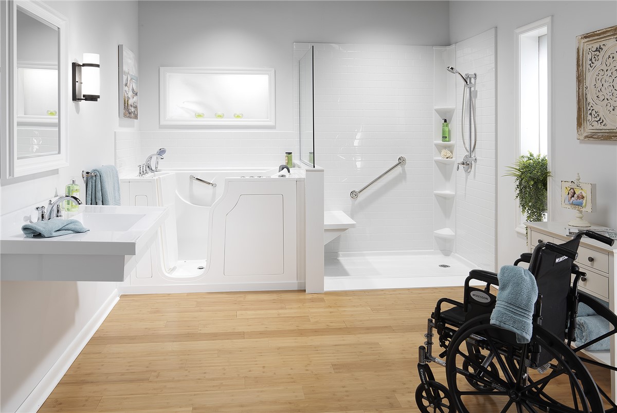 handicap bathtub with shower