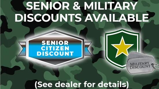 Senior & Military Discounts Available