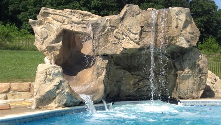 Water Features - Pool Slides Photo 1