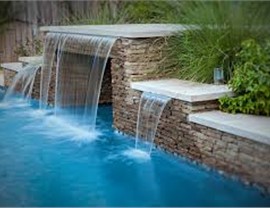 Water Features - Pool Waterfalls Photo 2
