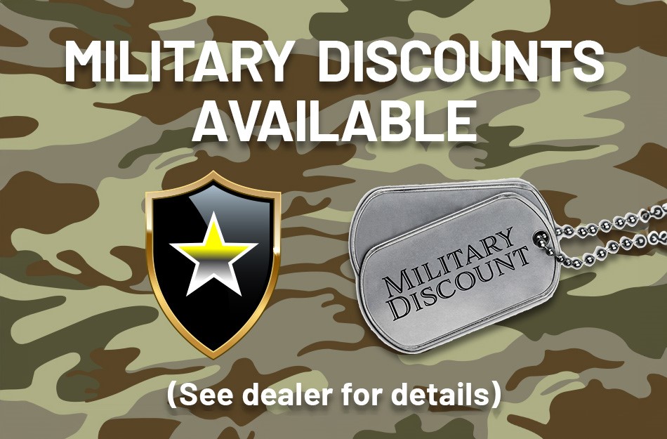 Military Discounts Available