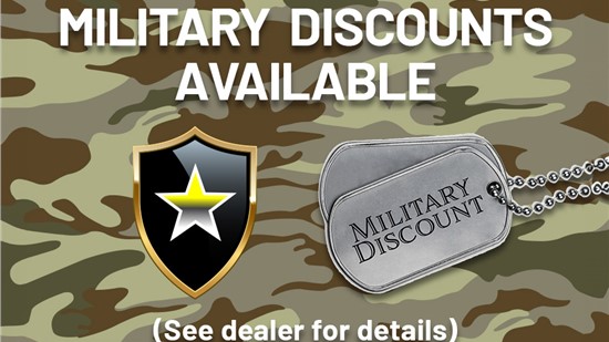 Military Discounts Available