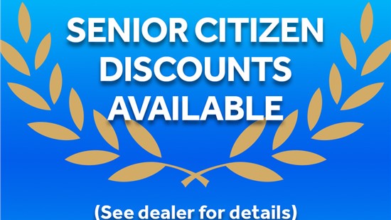 Senior Discounts Available