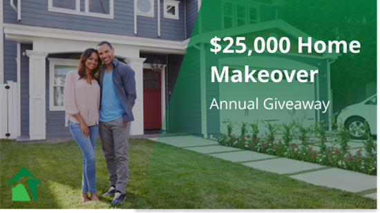 $25,000 Home Makeover Giveaway