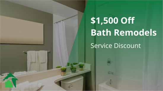 $1,500 off bath remodel