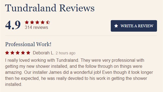 Generating reviews is important, and we helped Tundraland do it!