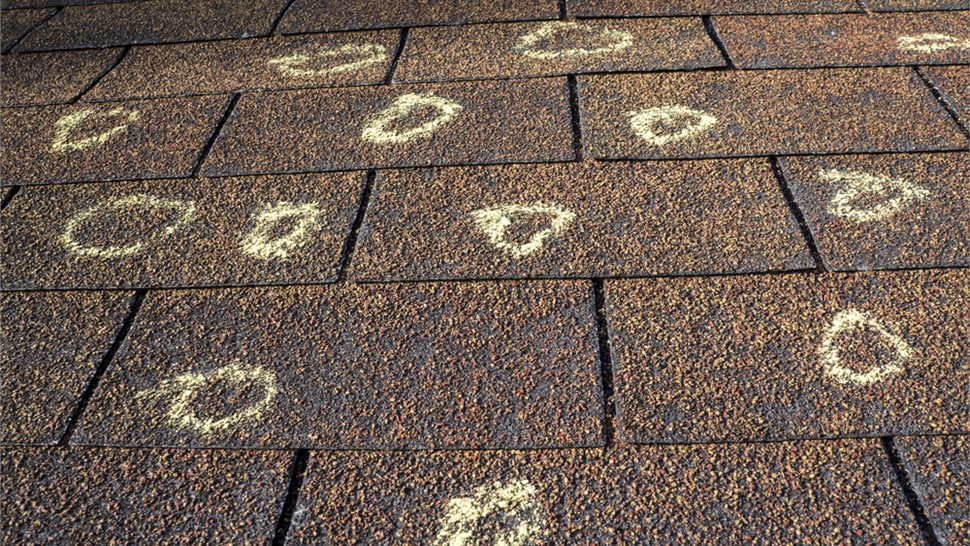 Hail damage Photo 1